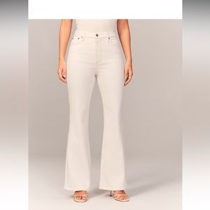 Abercrombie and Fitch Curve Love High Rise Vintage Flare Jeans